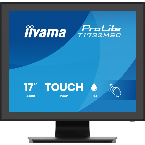 iiyama ProLite T1732MSC-B2S computerskærm 43,2 cm (17") 1280 x 1024 pixel SXGA LED Berøringsskærm Sort