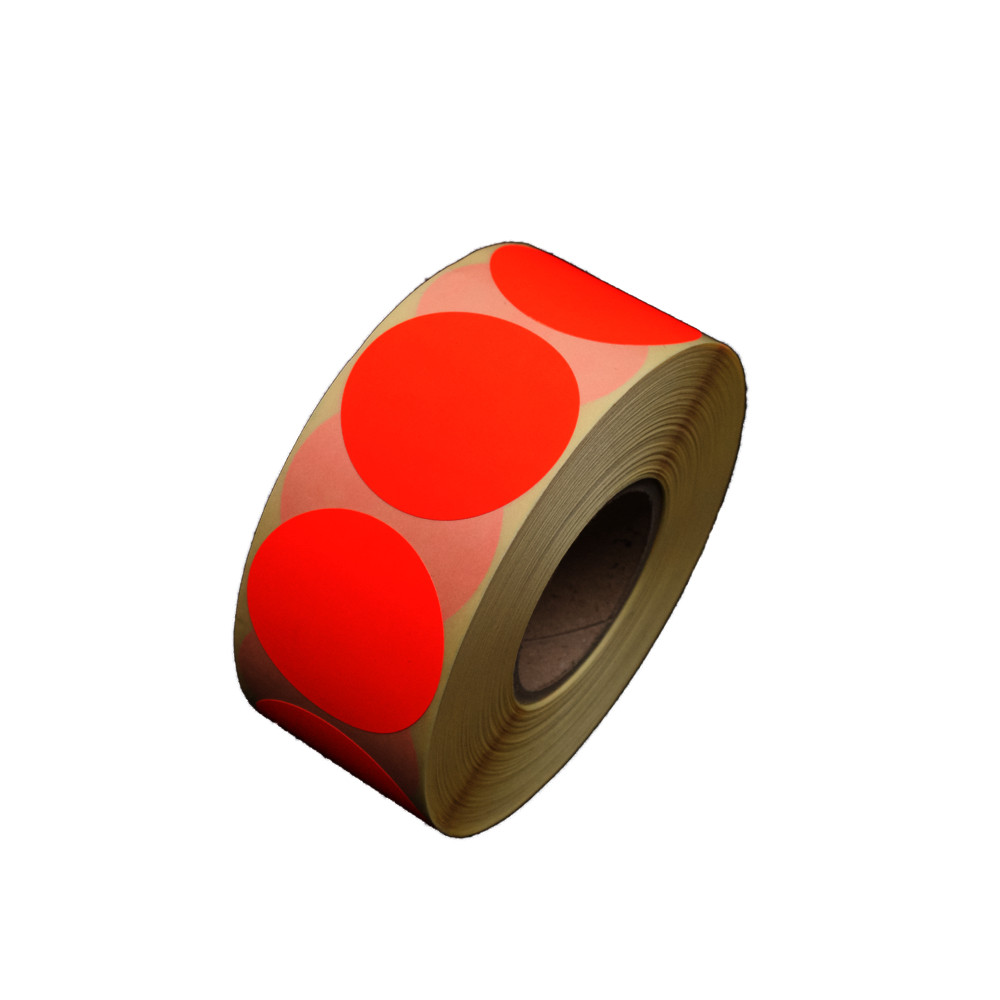 Etikett tekercses címkenyomtatóhoz 38 mm - Piros (1000 db / csomag) (5998377104702)