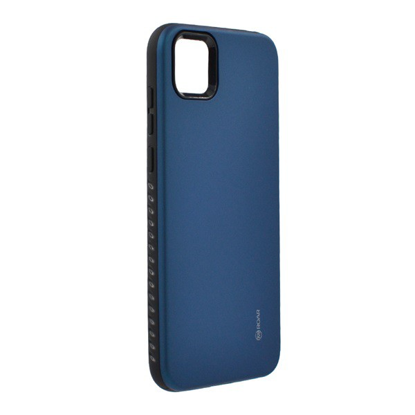 ROAR RICO ARMOR szilikon telefonvédő (közepesen ütésálló, műanyag hátlap, matt) SÖTÉTKÉK [Honor 9S]