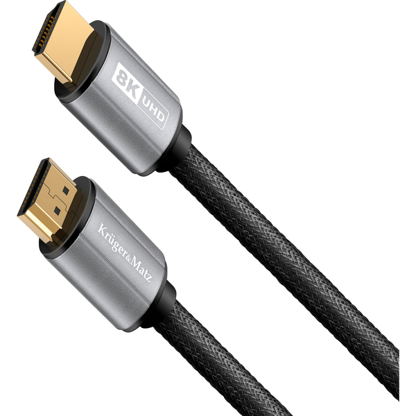 Kabel Kruger&Matz HDMI - HDMI 0.9m czarny (KM1264)