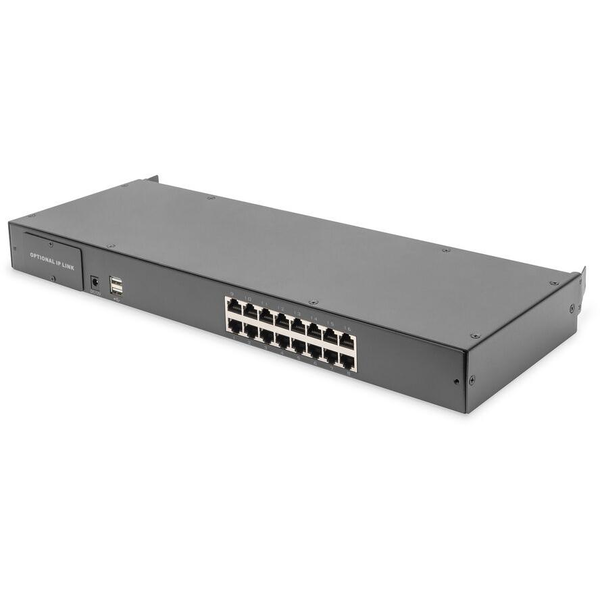 DIGITUS modularer KVM-Switch 16-Port Cat 5