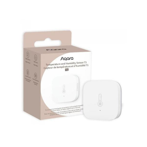 AQARA T1 hőmérséklet és páratartalom érzékelő Zigbee 3.0 TH-S02D (AQA-KIE-HT-T1) (AQA-KIE-HT-T1)