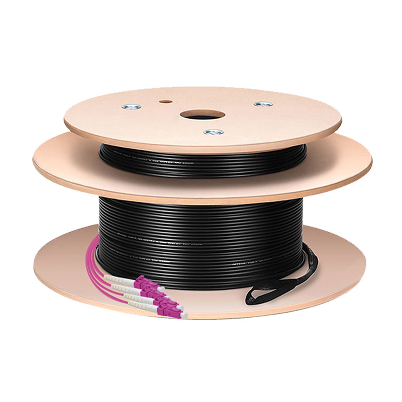 LogiLink Fiber főkábel U-DQ(ZN)BH, 4 eres multimódusú OM4,140 m, LC/UPC - LC/UPC (FT1U140) (FT1U140)