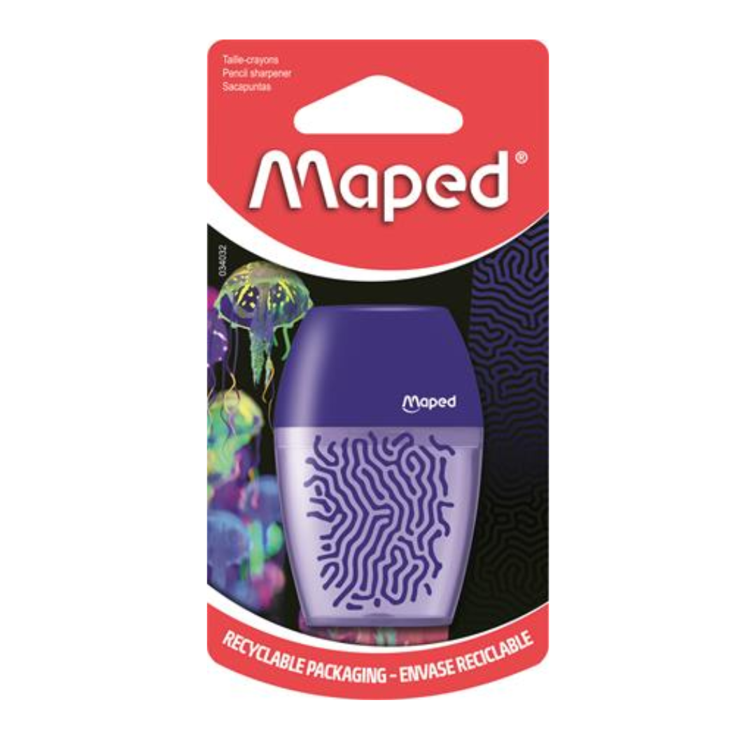 Maped Deepsea Paradise Shake Egylyukú kézi hegyező - Kék (034032)