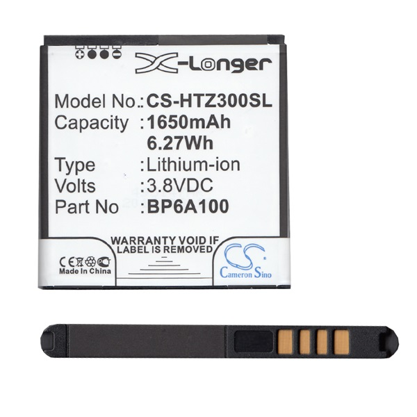 Cameron Sino Li-Ion akku (3.8V/1650mAh, HTC 35H00190-09M kompatibilis) FEKETE HTC Desire 300 (CS-HTZ300SL)