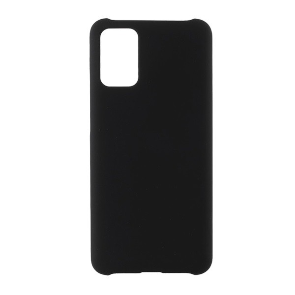 Műanyag telefonvédő (gumírozott) FEKETE [Samsung Galaxy A02s (SM-A025F)] (5996591035741)