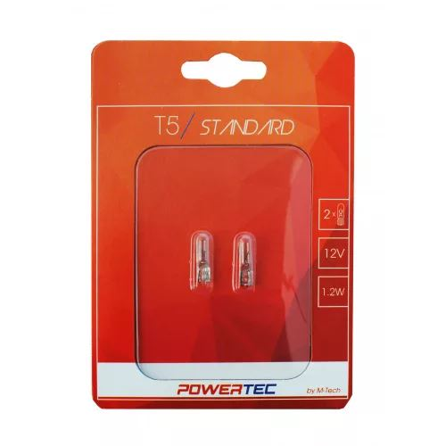 Powertec Standard T5 halogén izzó 12V (biszter) (72PTZ2902B) (72PTZ2902B)