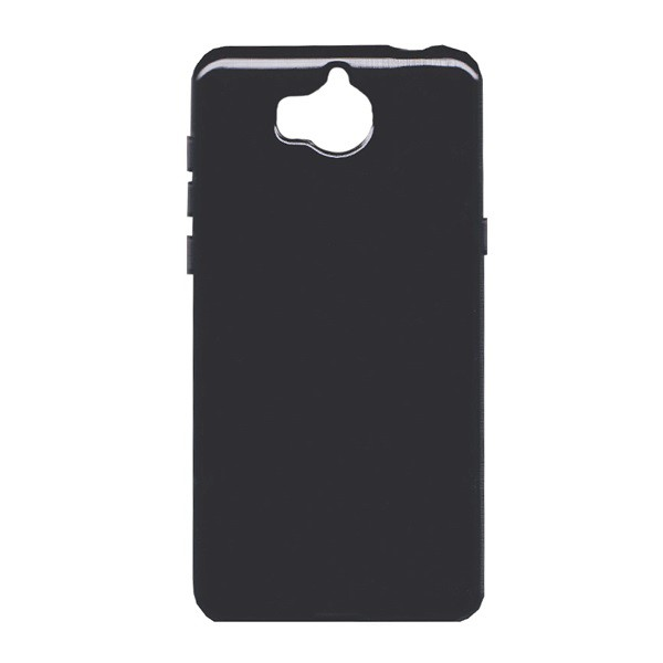 Szilikon telefonvédő (matt) FEKETE [Huawei Y5 (2017)] (5996457728466)