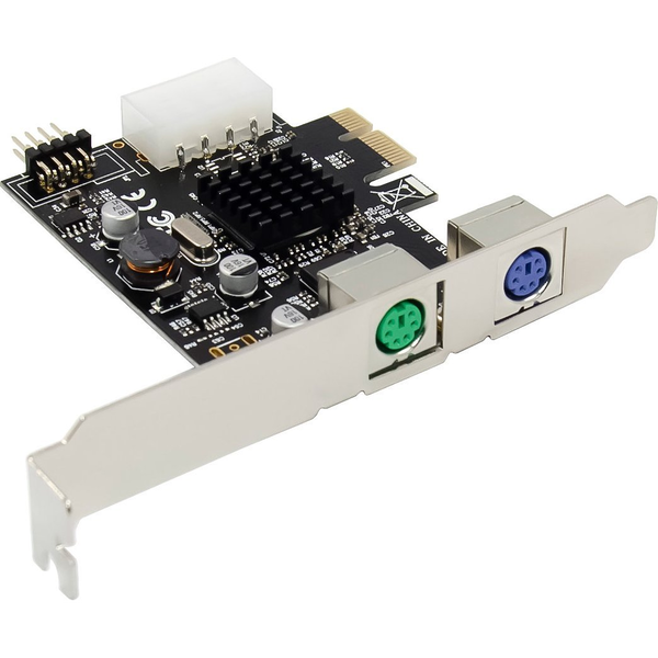 InLine 76620P scheda di interfaccia e adattatore Interno PS2, USB 2.0 header - 9 pin