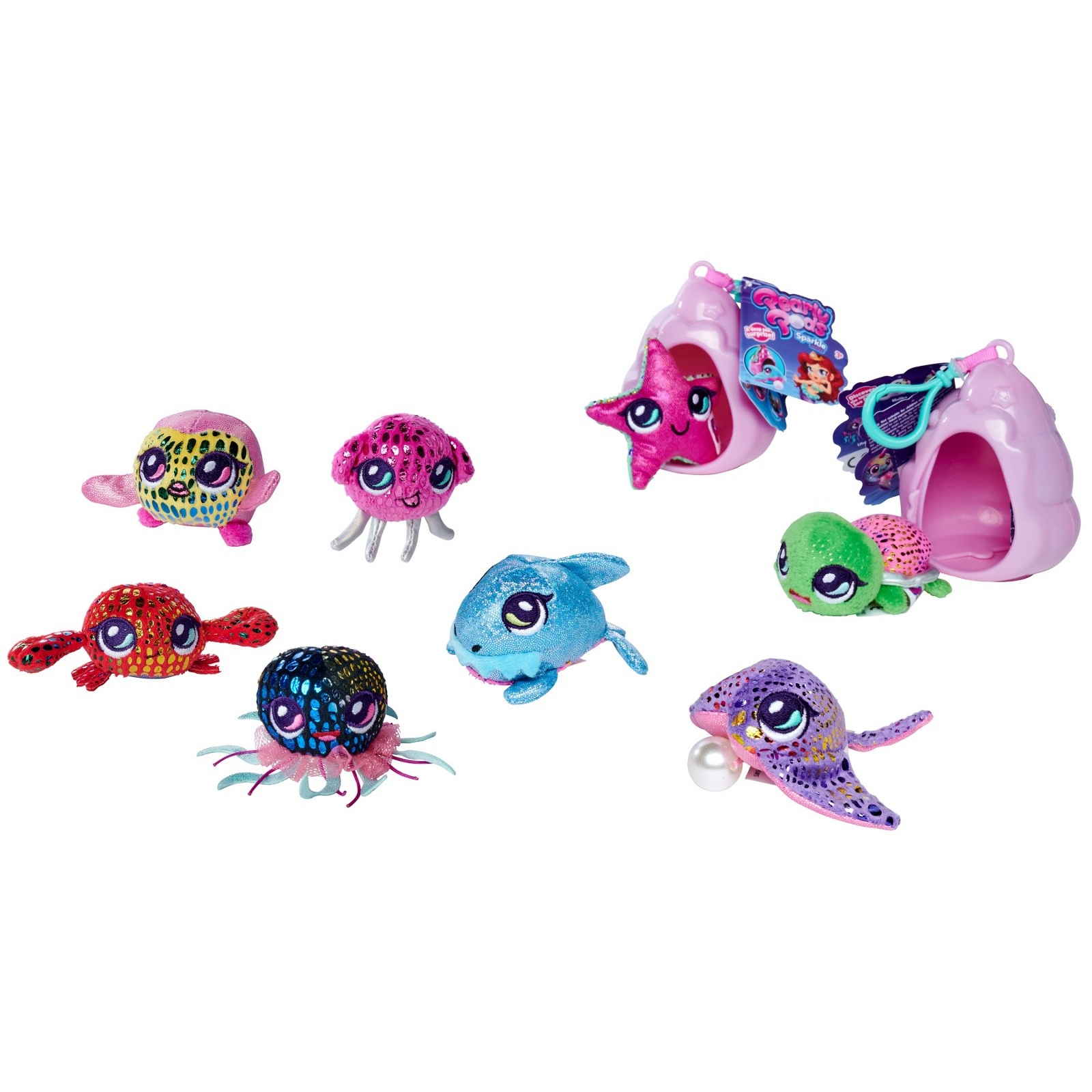 Simba Pearly Pods Csillámos meglepetés plüss figura - 8 cm (Többféle) (105952560026)