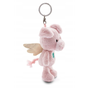 NICI 61189 Brelok pluszowy Twój Anioł Stróż Świnka z liściem koniczyny 10cm