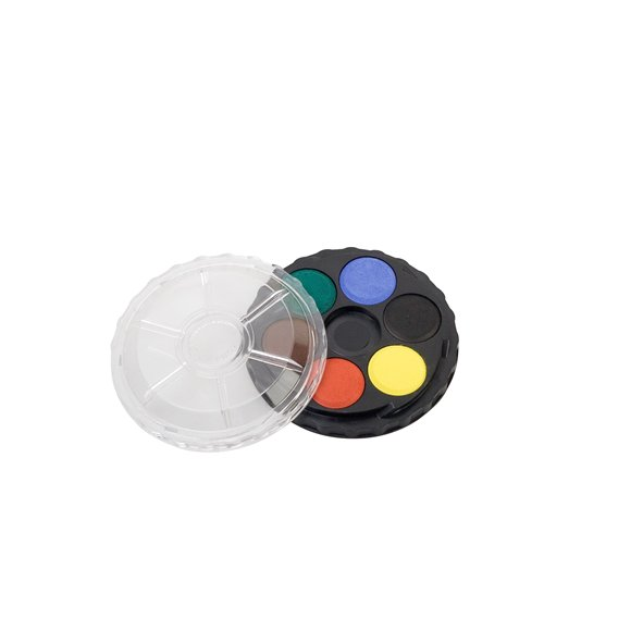 Koh-i-Noor 22.5mm/gomb Vízfesték - 6 színű (7270014000)