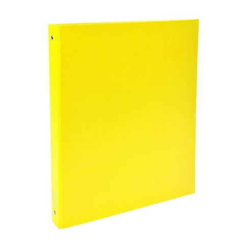 Exacompta PP borítású 4 gyűrűs gyűrűskönyv, 40mm gerincvastagság, A4 sárga (51379E) (51379E)
