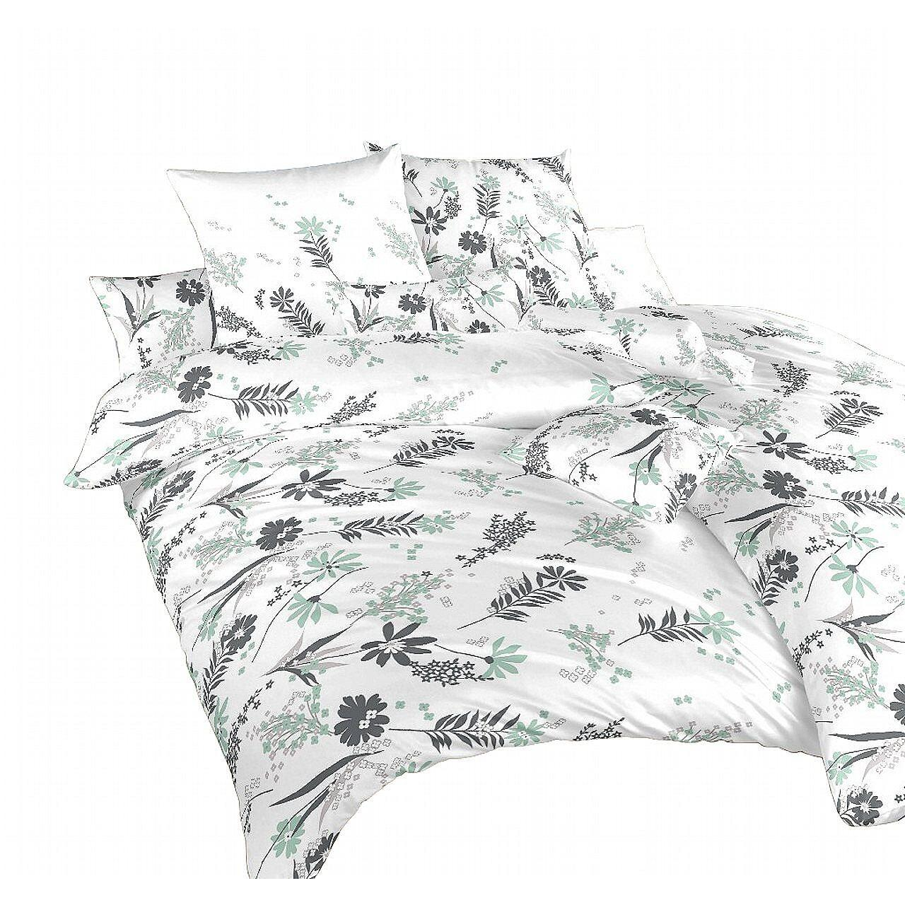 Dadka Agata mint on white 140 × 200, 70 × 90 cm (01101-AGATAMENTOA)