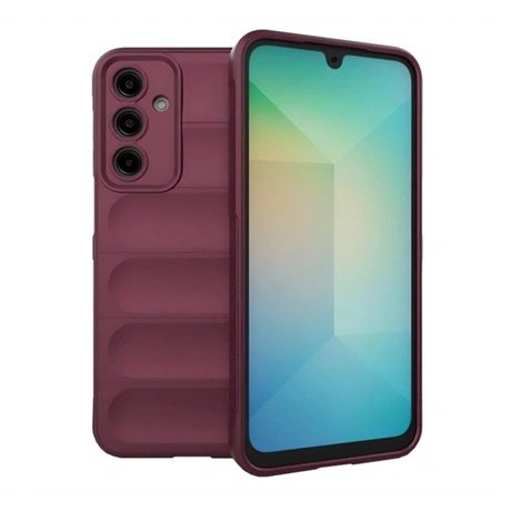 Szilikon telefonvédő (ütésállóság, kameravédő, 3D) BORDÓ Samsung Galaxy A36 5G (SM-A366) "Gigapack csomagolás" (GP-166398)