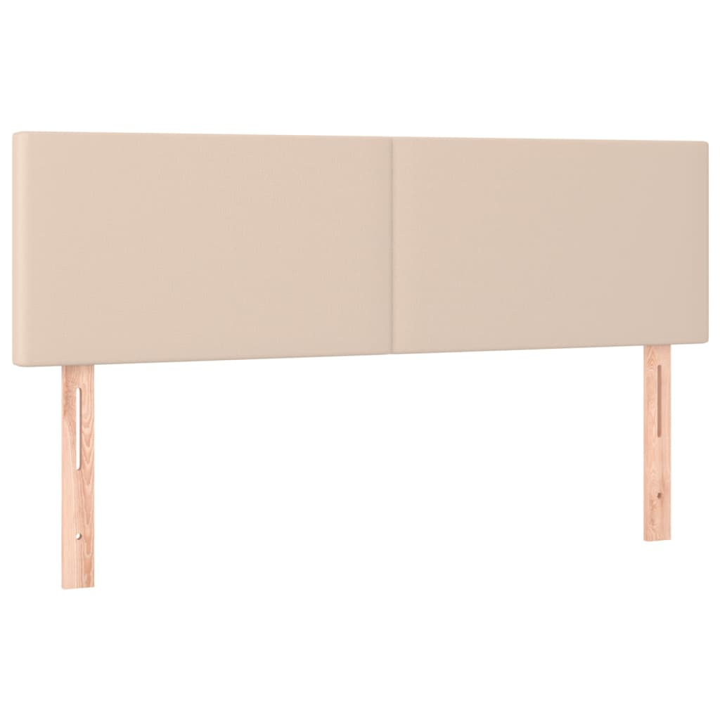 2 db cappuccino színű műbőr fejtámla 72 x 5 x 78/88 cm (345797)