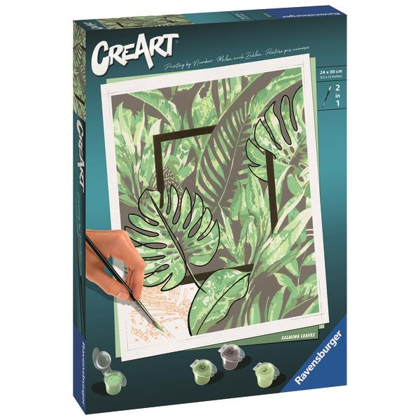 Ravensburger 202720 CreArt Légy boldog: Zöld levelek (4005556202720)