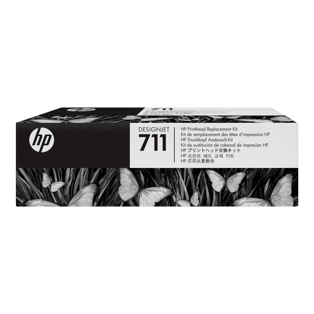 HP 711 - black, yellow, cyan, magenta - printhead (C1Q10A)
