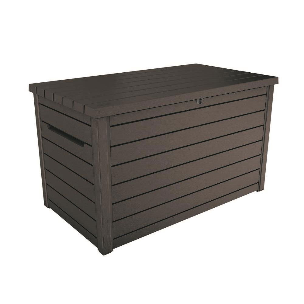 KETER ONTARIO Kerti tárolódoboz, barna, 870 l (235689)