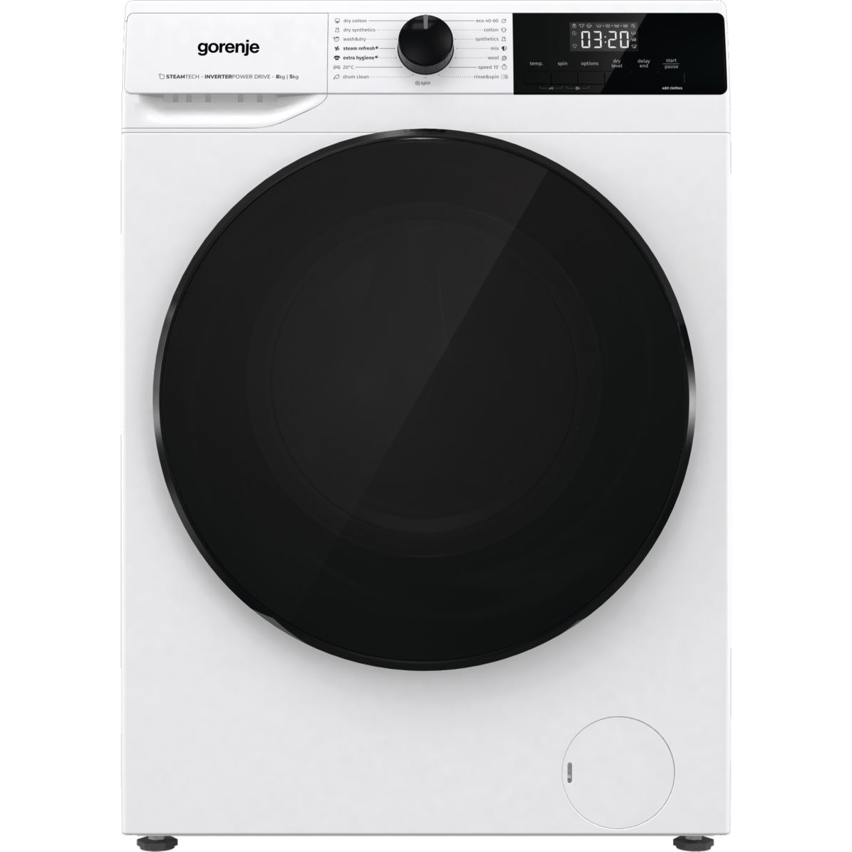 Gorenje WD2A854ADS elöltöltős mosó-szárítógép fehér (WD2A854ADS)