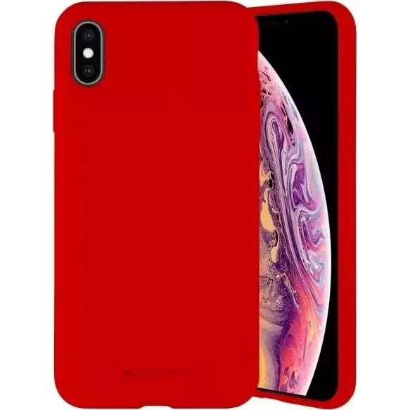 Mercury Silicone Apple iPhone 14 Pro Max szilikon tok, piros (Mer007478)