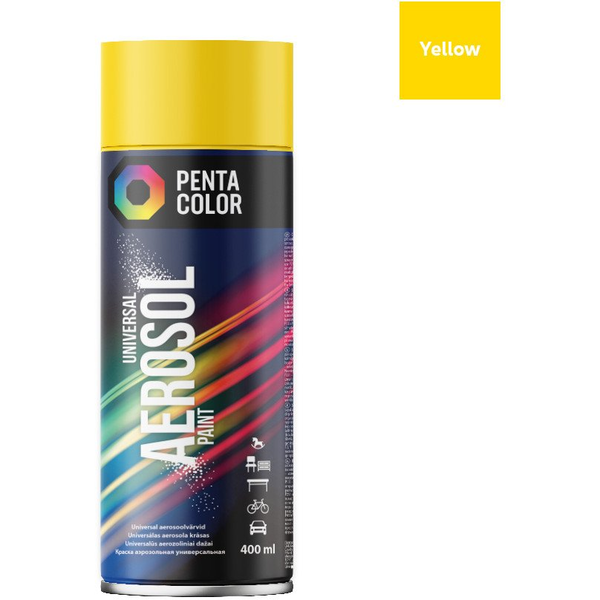  Pentacolor PAINT AEROS PENTA YELLOW 400ML R-1023
