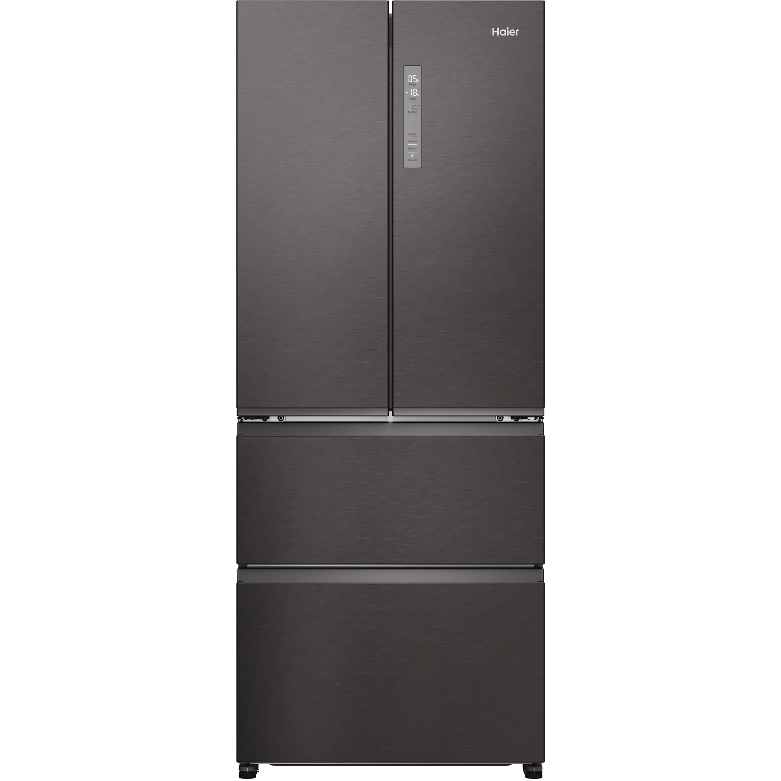 Haier HFR3718ENMD Americká chladnička Voľne stojaci 402 L E Nerezová oceľ (34005828)