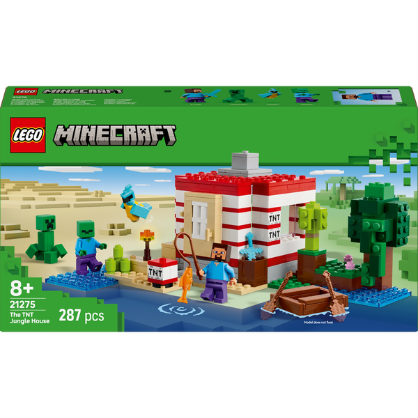 LEGO MINECRAFT JUNGLE TNT HOUSE 21275