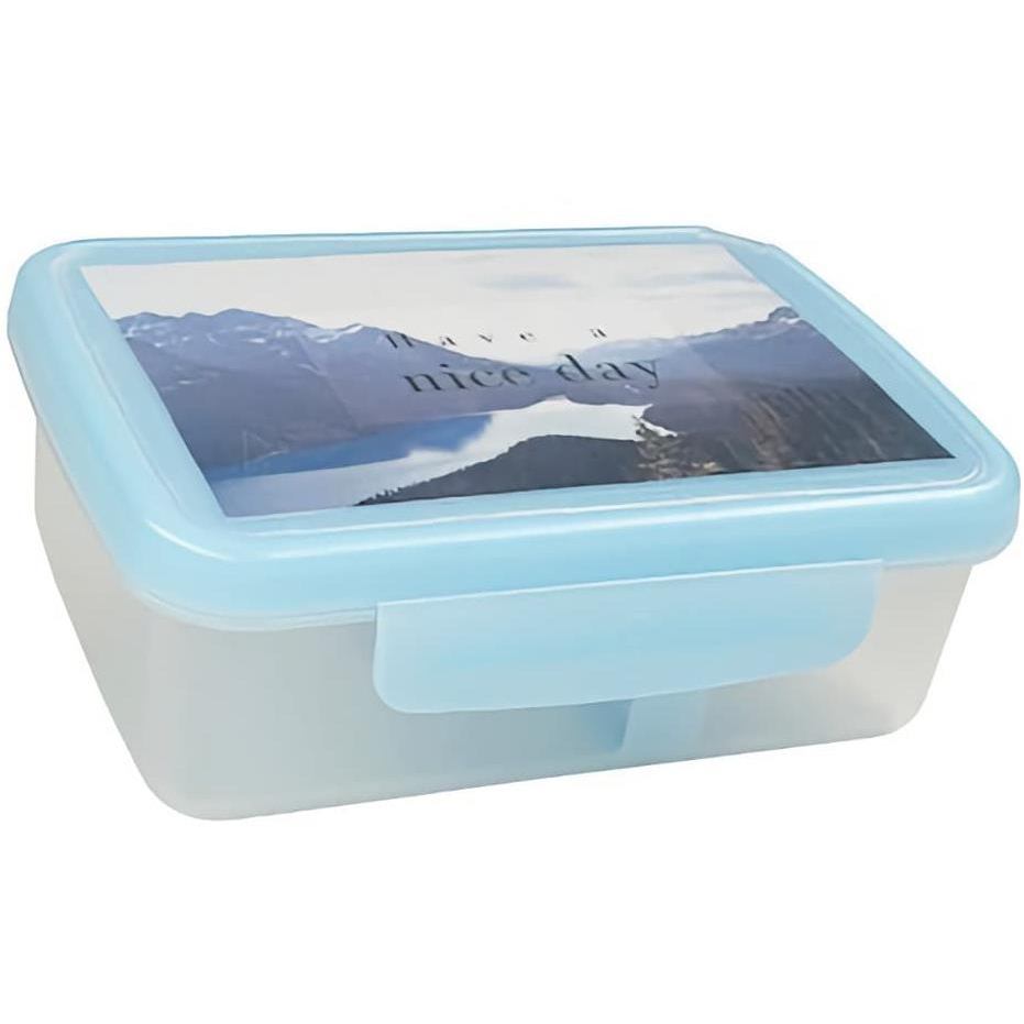 ZDRAVÁ LAHEV Uzsonnás doboz UNI, jégkék (263418770)