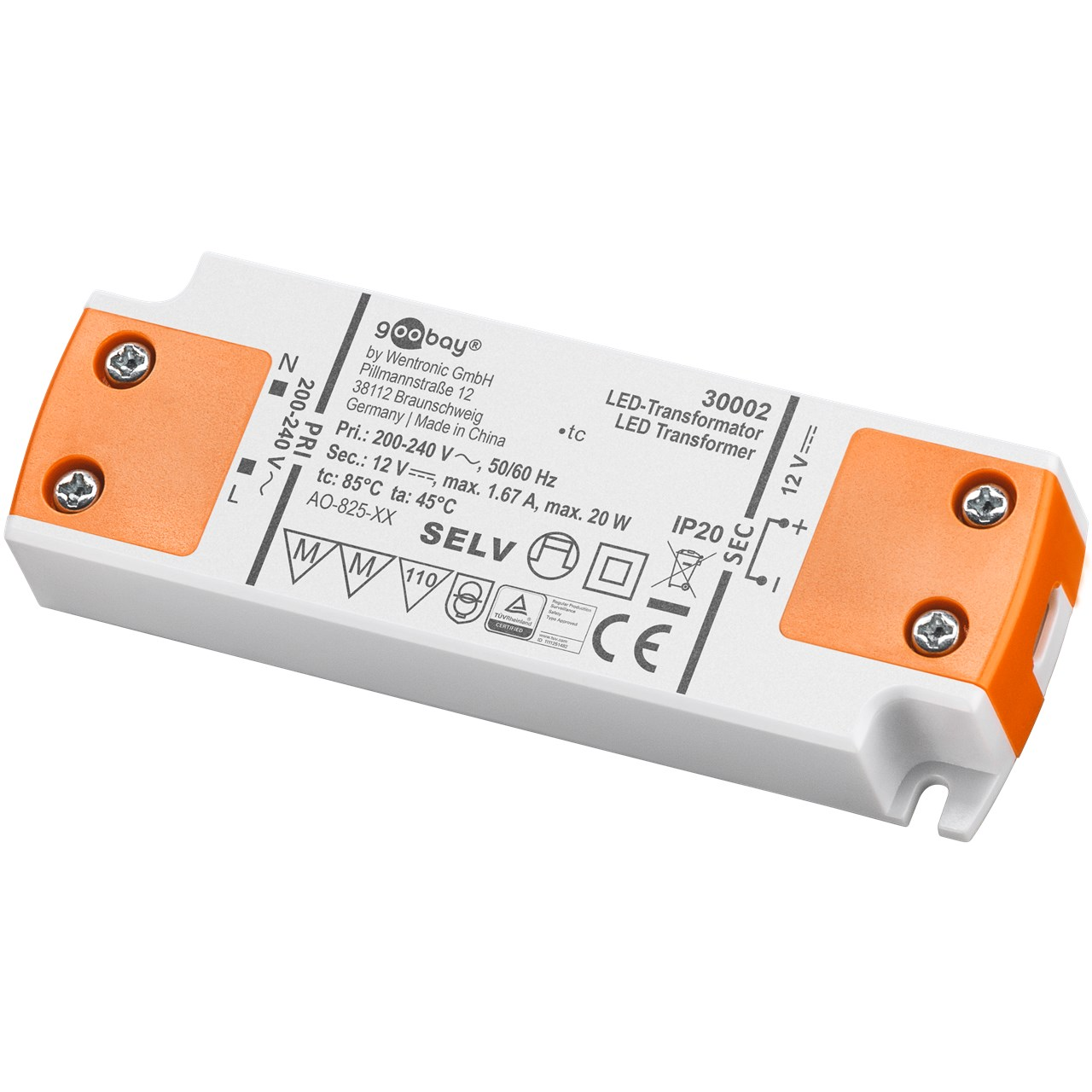 Goobay 20W LED Transzformátor (30002) (30002)