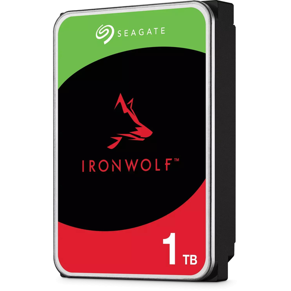Seagate IronWolf ST1000VN008 interne harde schijf 1 TB 5400 RPM 256 MB 3.5" SATA III