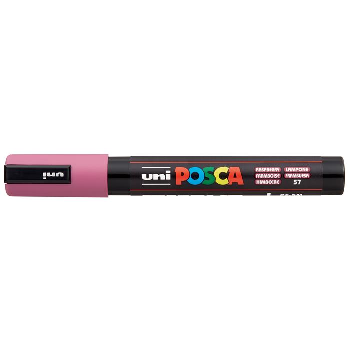 Pigmentový značkovač Posca malinový PC-5M UNI (2UPC5MMALNA)