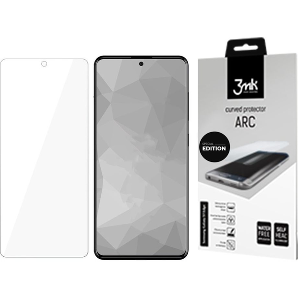 Folie Policarbonat 3MK Arc pentru Samsung Galaxy A51, Full Cover, Transparenta