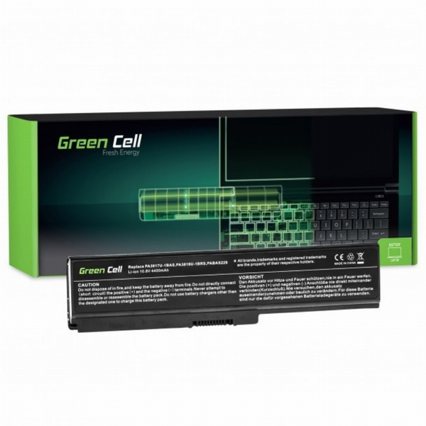 Baterie do notebooku Toshiba, Li-Ion, 4400 mAh Green Cell