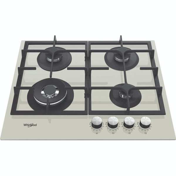 Whirlpool GOFL 629/S Zilver Ingebouwd 59 cm Gaskookplaat 4 zone(s)