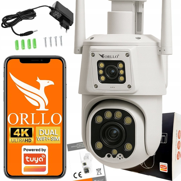 Kamera IP Orllo TZ8 Dual 4MP+4MP 4G Wi-Fi