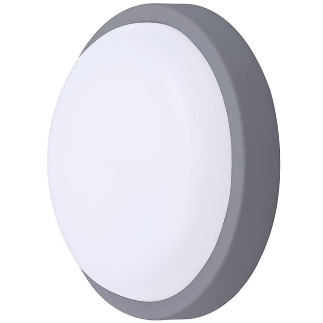 Solight LED kerek kültéri világítás, 17cm, szürke (WO745-G)