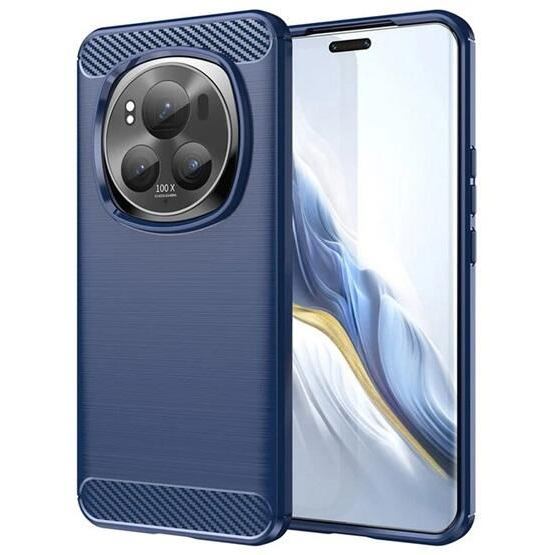 Gigapack Honor Magic6 Pro szálcsiszolt, karbon mintás tok sötétkék (GP-155506) (GP-155506)