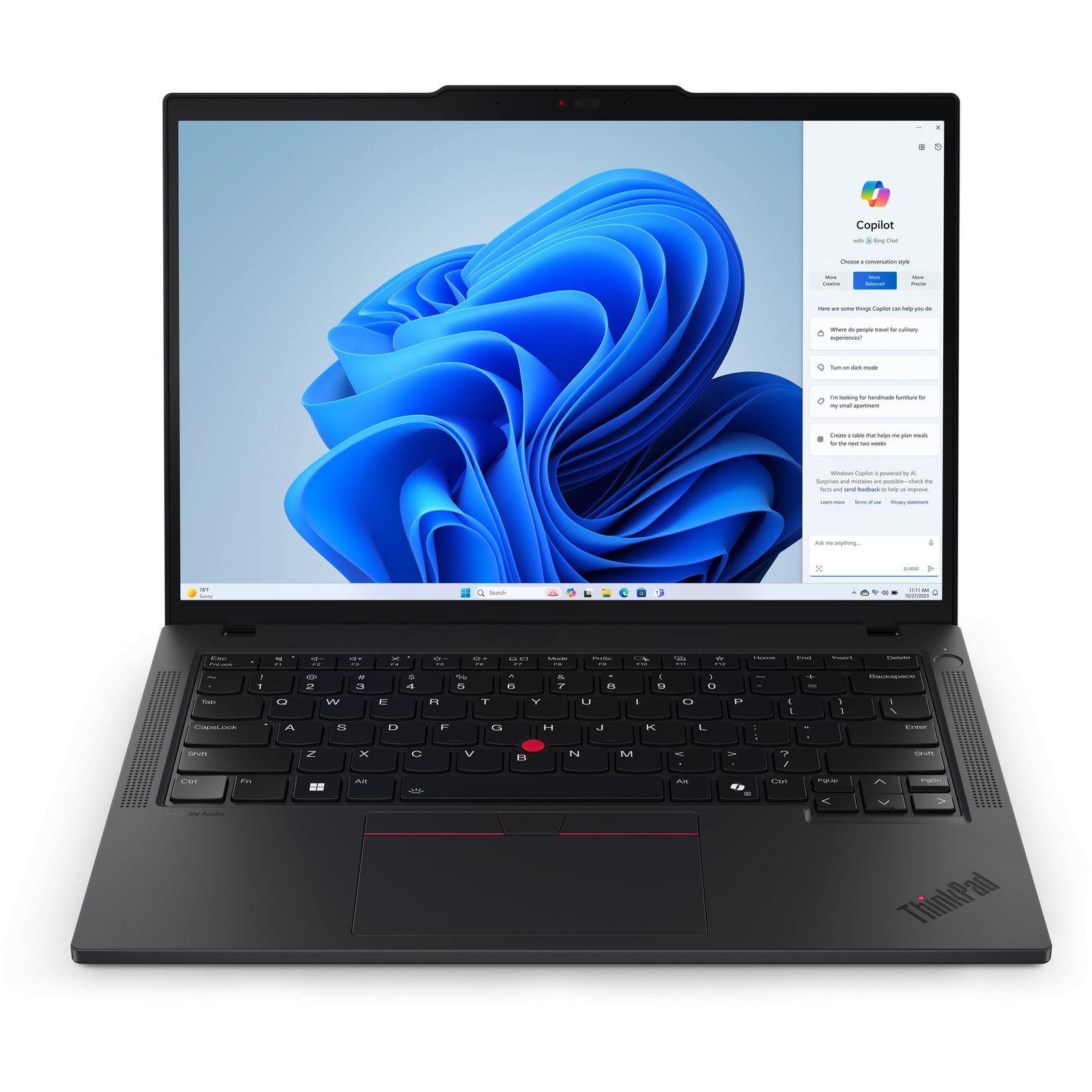 Lenovo ThinkPad T14 Gen 5 (Intel) Intel Core Ultra 5 125U Laptop 35,6 cm (14