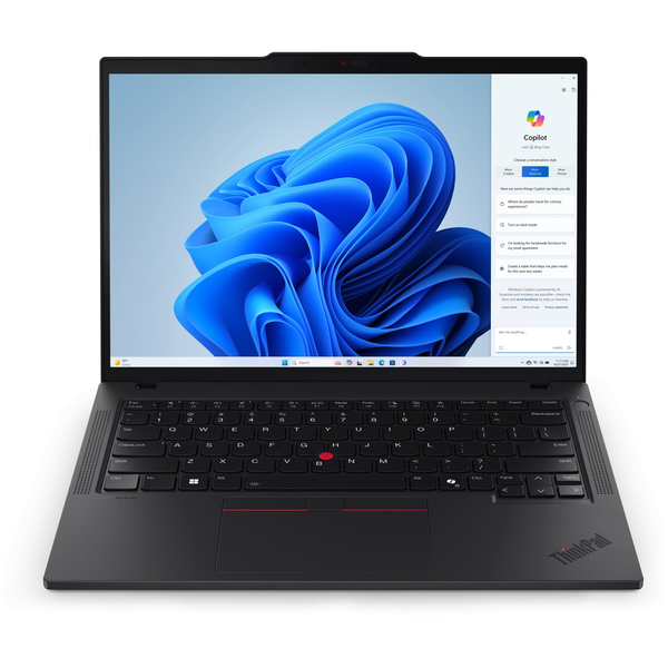 Lenovo ThinkPad T14 Gen 5 (Intel) Intel Core Ultra 5 125U Ноутбук 35,6 см (14") WUXGA 16 GB DDR5-SDRAM 512 GB SSD Wi-Fi 6E (802.11ax) Windows 11 Pro Английски Черен