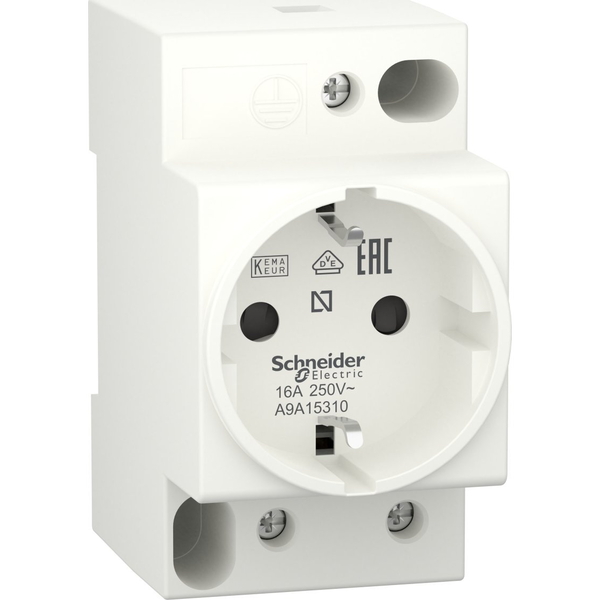 Schneider A9A15310 sínre sorolható 250V AC 16A 2.5M Acti9 iPC dugaszolóaljzat