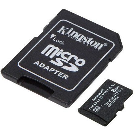 Kingston Technology Industrial 8 Giga Bites MicroSDHC UHS-I Clasa 10