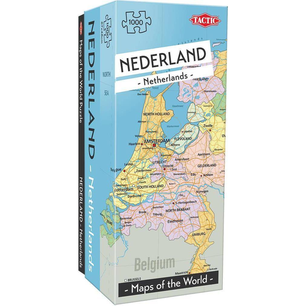 Tactic 58844 puzzel Legpuzzel 1000 stuk(s) Kaarten