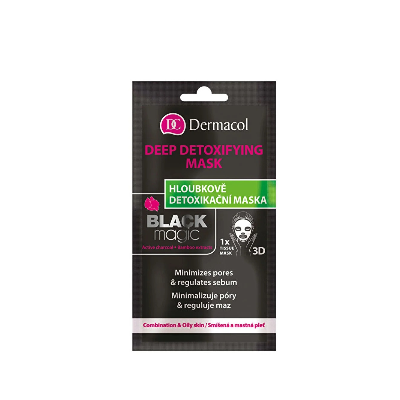 DERMACOL Tissue Detoxifying Mask Black Magic 15 ml (8595003114714)