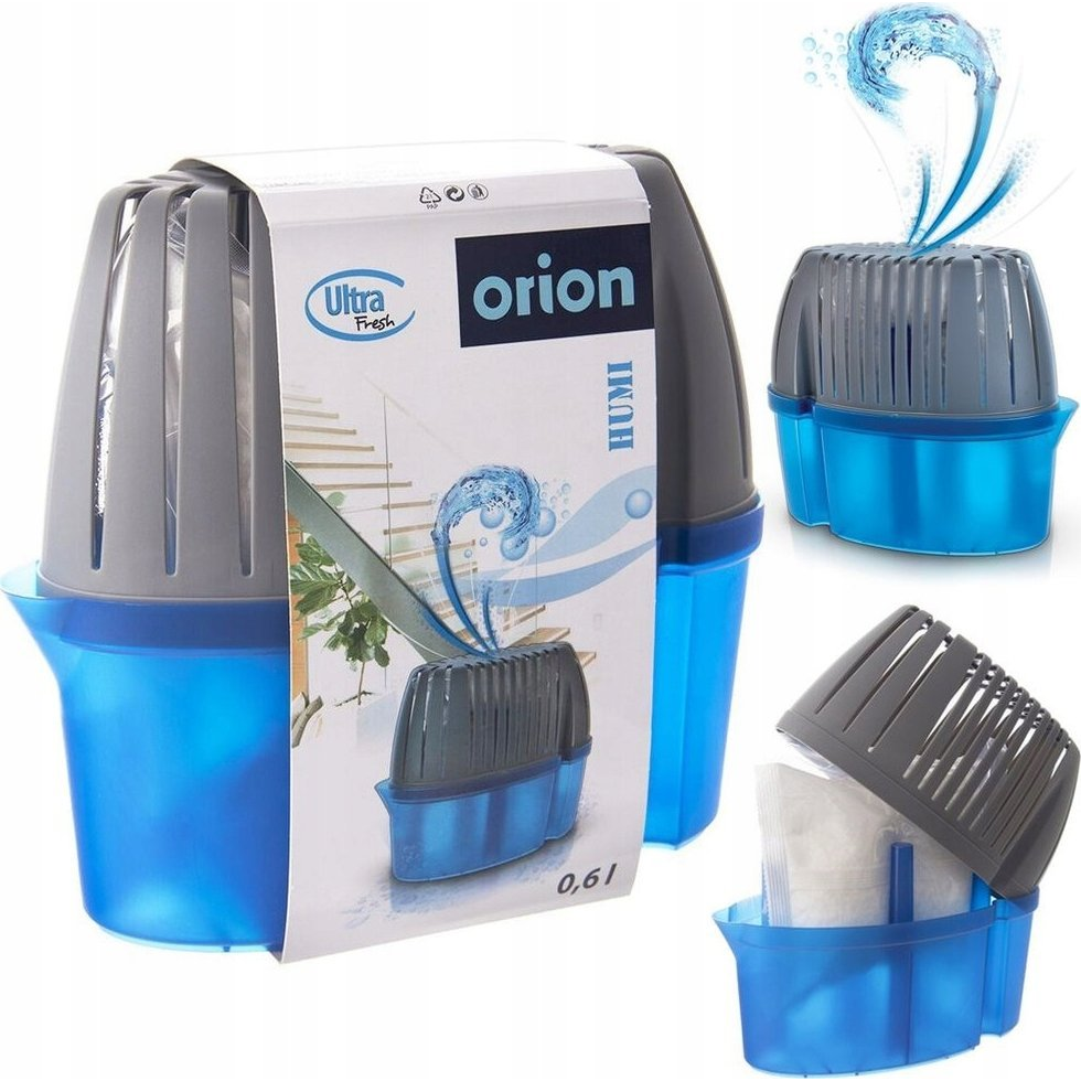 Pohlcovač vlhkosti Orion sada: náplň a pohlcovač 600 ml, bez vône