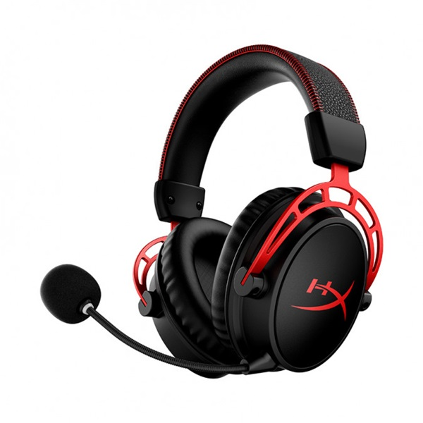 Безжични геймърски слушалки HP HYPERX Cloud Alpha в черно и червено