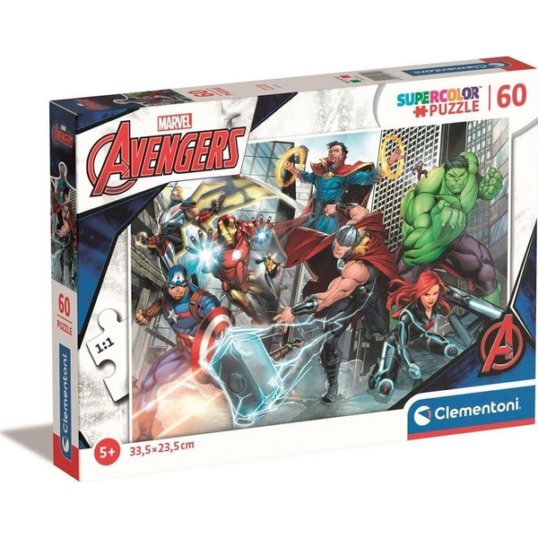 Clementoni Supercolor Marvel Avengers Пъзел 60 броя Комикс