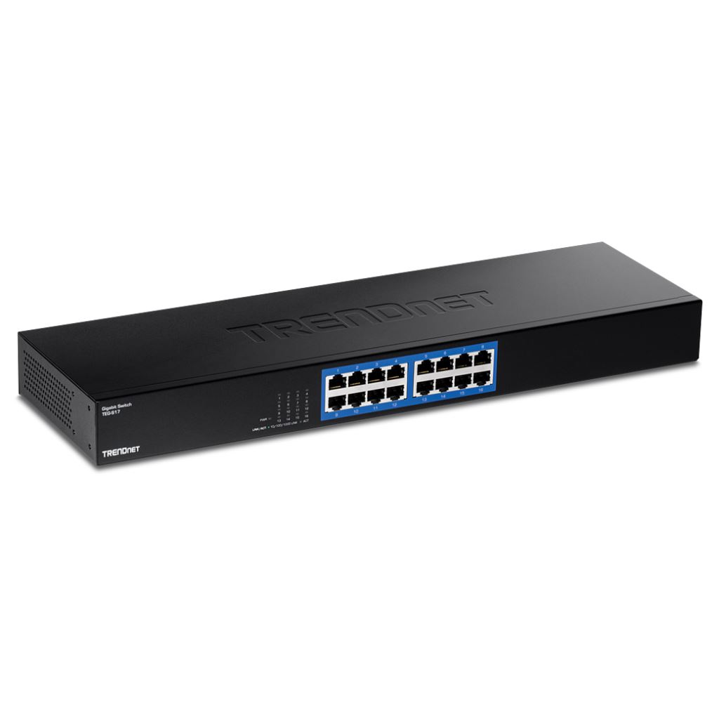 TRENDnet TEG-S17 16 port Gigabit asztali Switch (TEG-S17)