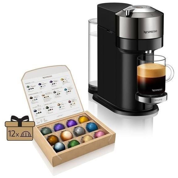NESPRESSO KRUPS Vertuo Next Deluxe Dark Chrome XN910C10 (XN910C10)