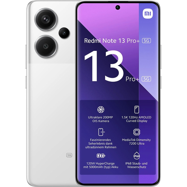 Smartfón Xiaomi Redmi Note 13 Pro+ 8 GB / 256 GB 5G biely